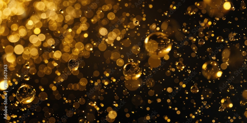 Aufkleber A bunch of bubbles floating in the air. Perfect for adding a playful touch to any project
