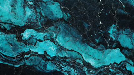 Turquoise black gold marble background