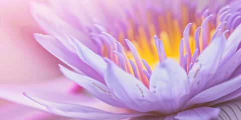 Fototapeta premium Close-Up of a Radiant Water Lily in Bloom