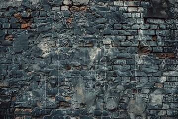 An old brick wall with cracks and texture. Suitable for architectural design projects