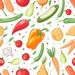 Fresh variety of vegetables suitable for food and health concepts