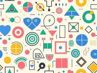 Simplistic abstract pattern