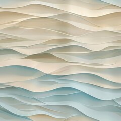 Abstract Sand Dunes Pattern in Pastel Tones