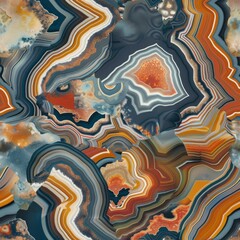 Abstract Colorful Agate Stone Patterns for Background and Texture