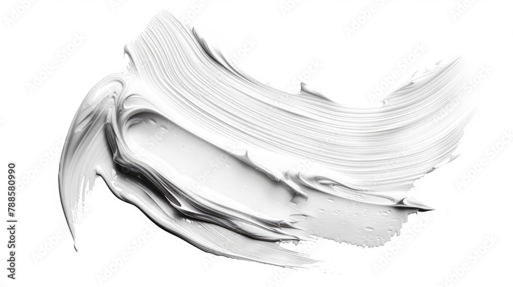 Poster close up of white paint on a surface, suitable for design projects