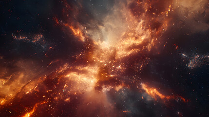 A Cosmic Symphony Of Creation And Destruction, Where Stars Are Born And Die In A Fiery Ballet Of Cosmic Proportions, Leaving Behind Trails Of Stardust In Their Wake