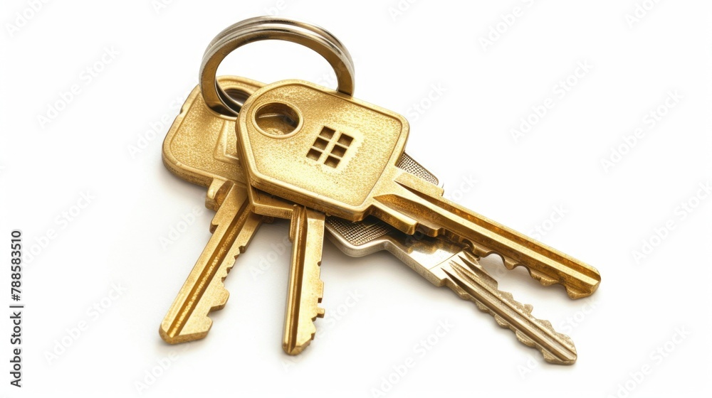 Aufkleber A pile of keys stacked on top of each other. Suitable for various concepts
