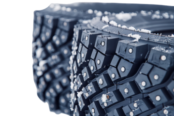 black car wheels
isolated on white background