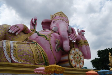 hindu god ganesh,giant statue at temple,  ganesha, Ganesh, shrine, Ganesh shrine, Lord of Success,hindu god ganesh