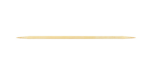 double-sided wooden toothpick isolated	