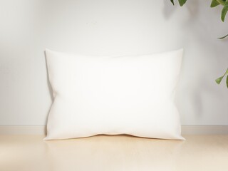 Rectangular pillow mockup, 3d render