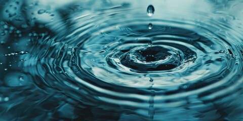 Obraz premium A close up of a water drop in a sink. Perfect for illustrating water conservation concepts