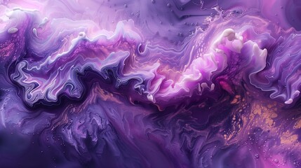 Purple airbrush abstract painting