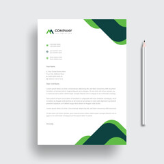 Modern Creative & Clean business style letterhead bundle of your corporate project design.set to print with vector & illustration. corporate letterhead 