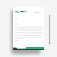 Modern Creative & Clean business style letterhead bundle of your corporate project design.set to print with vector & illustration. corporate letterhead 