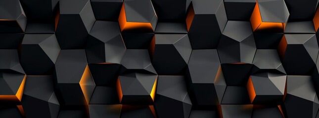 3d wallpaper iPhone background pattern, dark grey and orange, dark geometric minimalism, bold shapes, high resolution, symmetrical patterns, dark black color theme, high contrast, vector art style, hi - obrazy, fototapety, plakaty