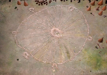The Maya medicine wheel model