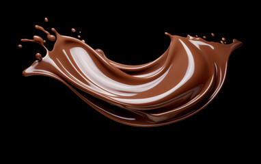 Luxurious Dark Chocolate Swirl