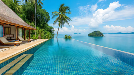Luxurious Beachfront Villa with Infinity Pool