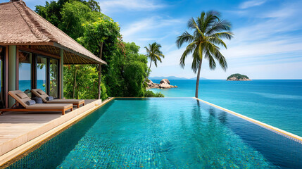 Luxurious Beachfront Villa with Infinity Pool