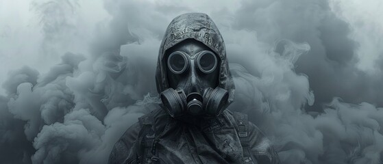 The cruelty of chemical weapons in war - obrazy, fototapety, plakaty