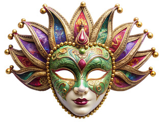 carnival mask isolated on transparent background, element remove background, element for design