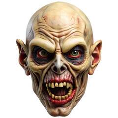 Obraz premium ghoul mask isolated on transparent background, element remove background, element for design