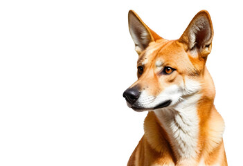 Dingo Dog Animal on transparent background.