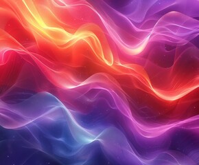 Fototapeta premium Colorful abstract background with wavy lines