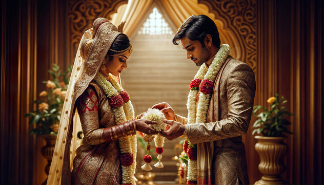 Indian Wedding Couple Images – Browse 33,107 Stock Photos, Vectors, and  Video | Adobe Stock
