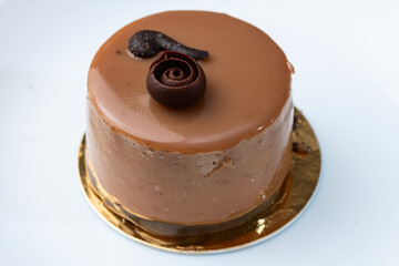 Caramel chocolate cake