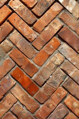 Close up of a brick wall made of bricks