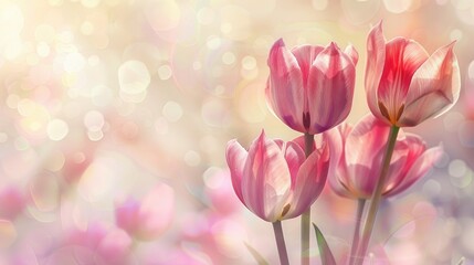 A stunning Mother s Day greeting card displayed against a soft light background