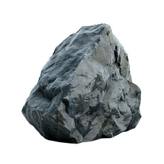 Heavy rock on white background,png
