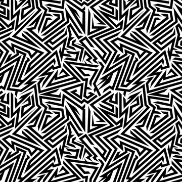 Naklejki geometric seamless patterns collection sport
