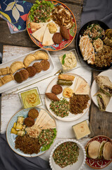 Arabic Cuisine: Middle Eastern traditional lunch. It's also Ramadan 