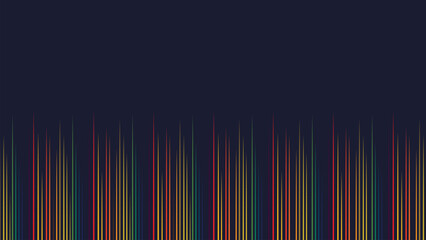 Abstract wavy data cycle creative minimalist style background.