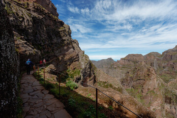 Fototapeta na wymiar Explore the breathtaking landscapes of Madeira Island, Pico do Arieiro