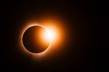 EFFINGHAM, IL - April 08, 2024 - Photos taken during the 2024 North American Total Solar Eclipse in...