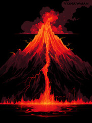 8 bit pixel volcano, 8 bit pixel volcano 8 bit style