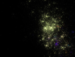 Imaginatory fractal abstract background Image