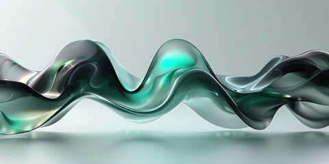Abstract 3d luxury premium background, colorful flowing curved waves, golden accent, lighting effect - 788692186