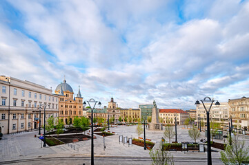  The city of Łódź - view of Freedom Square. - 788692767