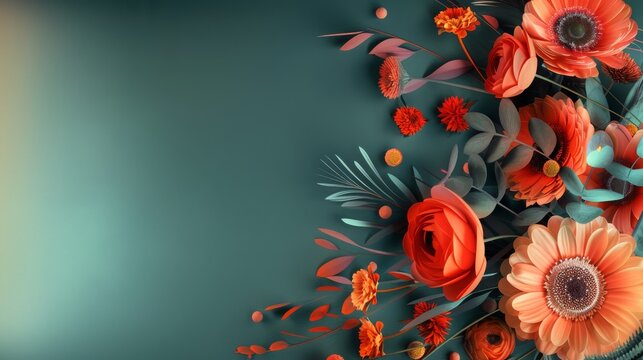 beautifully designed Mothers Day card adorned with elegant pink and blue decorations, a heartwarming tribute to the love between a mother and her child, Mother`s Day Background Illustration