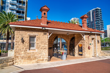 Perth, Australia - August 31, 2023: The Mint Perth Building on a sunny day