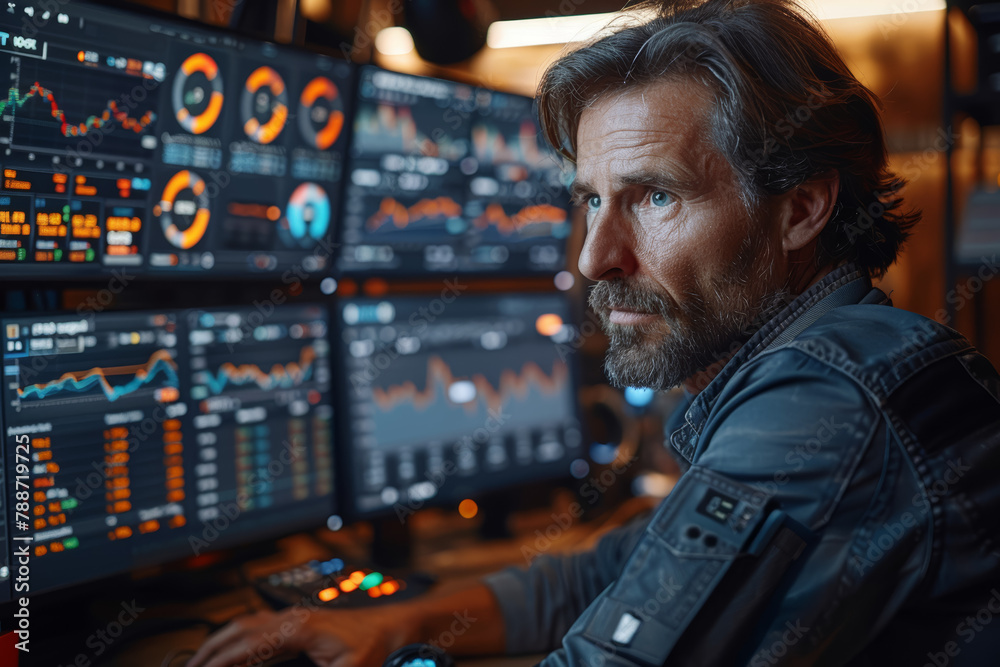 Poster an options trader analyzing volatility levels and implied probabilities, crafting complex trading st