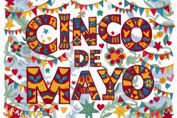 Colorful Cinco De Mayo Poster