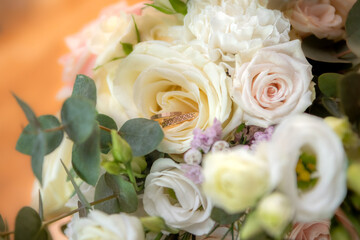Le bouquet de fleur de la mariée pour son mariage