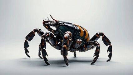 Fototapeta premium SCORPIO with white background