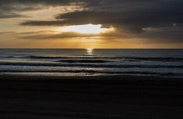 Obraz premium sunset on the beach